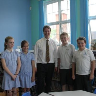 Jonathan Lord MP visit to school